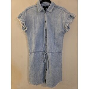 PAIGE Women's Size Small Jaylin Light Blue Chambray Shirtdress‎ Cabana Coastal